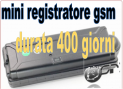 mini registratore spia GSM